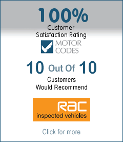 100% Customer satisfaction rating - Motorcodes - 10 out of 10 customers would recommend